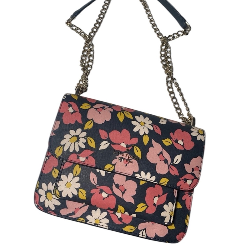 KATE SPADE Remi Roadtrip Floral Printed Flap Chain